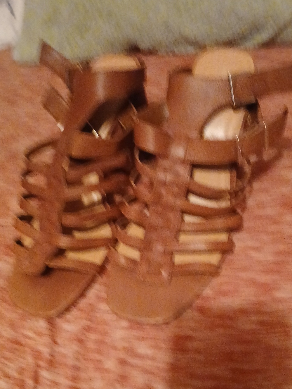 Vince Camuto Brown Strappy Gladiator Sandals